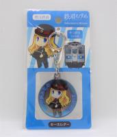 鉄道むすめ「桜沢みなの」円形キーホルダー(5000 系)