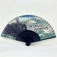 オリジナル扇子～SLパレオエクスプレスと武甲山～