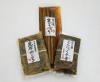 岩田屋「昆布山ごぼう・里ごぼう・こんにゃく牛蒡」