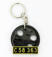C58動輪キーホルダー(ブラック)